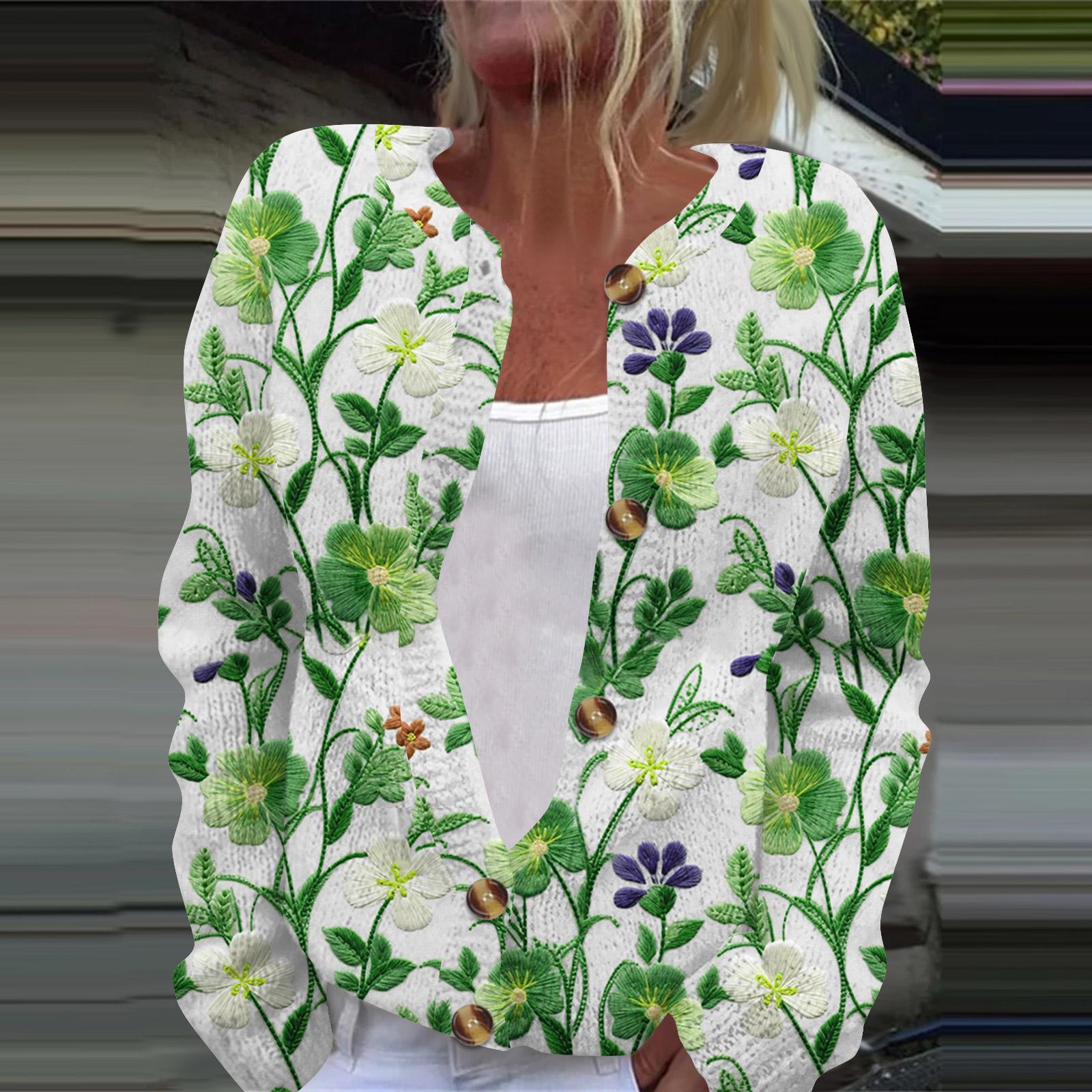 Жіноча модна в язана куртка з довгим рукавом і принтом XXXL білий
Жіноча модна в язана куртка з довгим рукавом і принтом XXXL білий