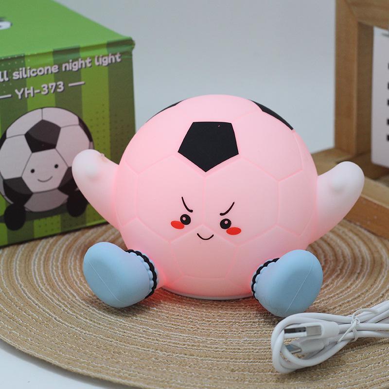 Silicone Football Night Light - Sleep Eye Protection Bedside Lamp 1W (In Stock/Data Cable + Color Box)
Silicone Football Night Light - Sleep Eye Protection Bedside Lamp 1W (In Stock/Data Cable + Color Box)