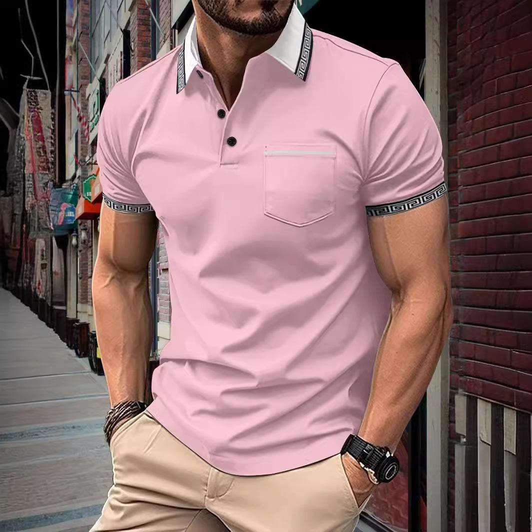 Men s Summer Fashion Casual Shirt Men s Sports Short Sleeved T-shirt Top Men s 3XL темно-синього кольору
Men s Summer Fashion Casual Shirt Men s Sports Short Sleeved T-shirt Top Men s 3XL темно-синього кольору