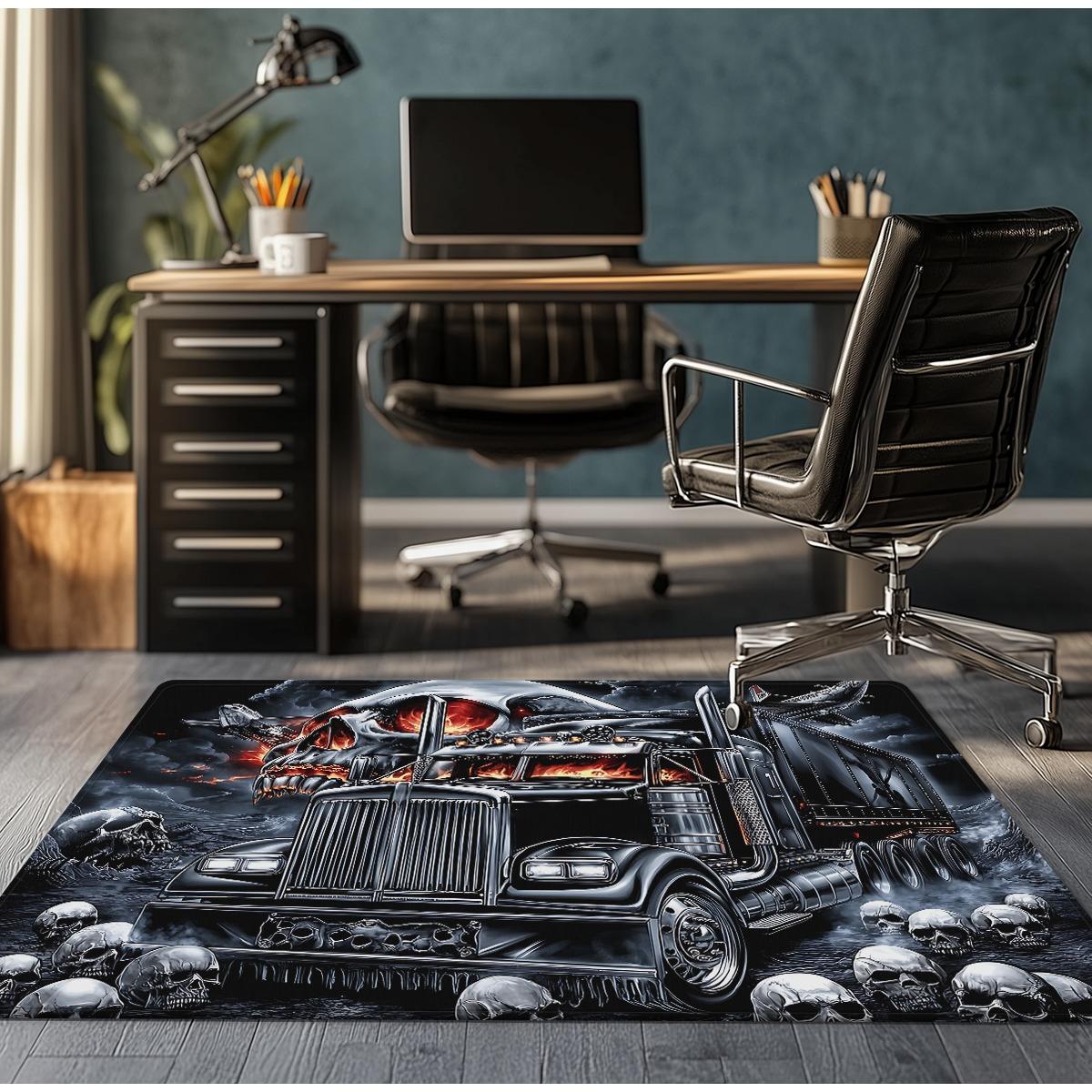 Skull Car Flame Black Crystal Velvet Rug Gothic Rock Style Garage Man Cave Decor Edgy Automotive Art Floor Mat Heavy Duty Carpet 50x 80cm
Skull Car Flame Black Crystal Velvet Rug Gothic Rock Style Garage Man Cave Decor Edgy Automotive Art Floor Mat Heavy Duty Carpet 50x 80cm