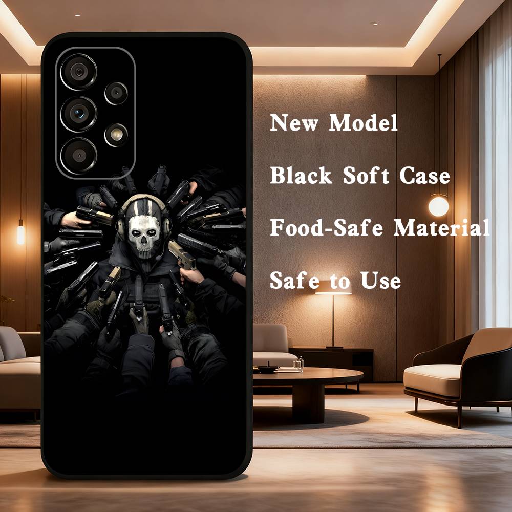 C-COD Call Of D-Duty Ghost Case For Samsung Galaxy A73,72,41,J7,22,Note,31,8,9,52,71,53,32,Soft Black Silicone Cover SamsungA21S
C-COD Call Of D-Duty Ghost Case For Samsung Galaxy A73,72,41,J7,22,Note,31,8,9,52,71,53,32,Soft Black Silicone Cover SamsungA21S