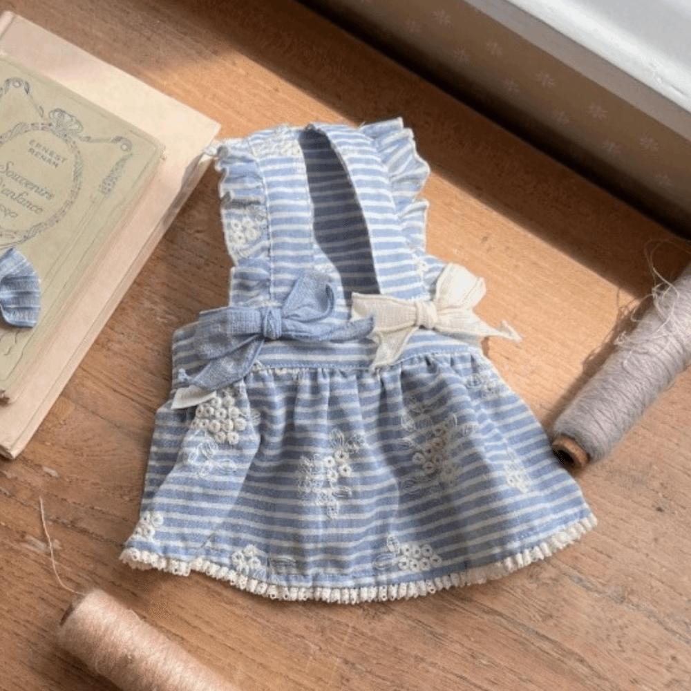 Japanese-Style Small Dog Dress Bow Tie Dog Clothes New Pet Dresses Spring Decor S синий
Japanese-Style Small Dog Dress Bow Tie Dog Clothes New Pet Dresses Spring Decor S синий