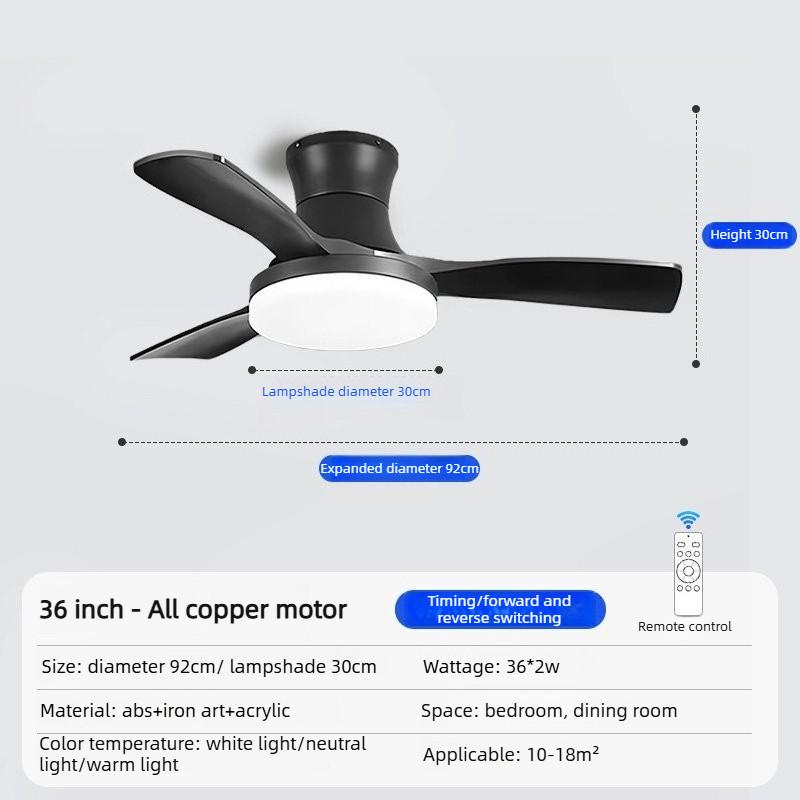 Six Speed Variable Frequency Fan Lamp Living Room Ceiling Fan Light Integrated Pendant Lamp Retro Silent Fan Lighting Fixture 3 blades-Black-36 inch
Six Speed Variable Frequency Fan Lamp Living Room Ceiling Fan Light Integrated Pendant Lamp Retro Silent Fan Lighting Fixture 3 blades-Black-36 inch