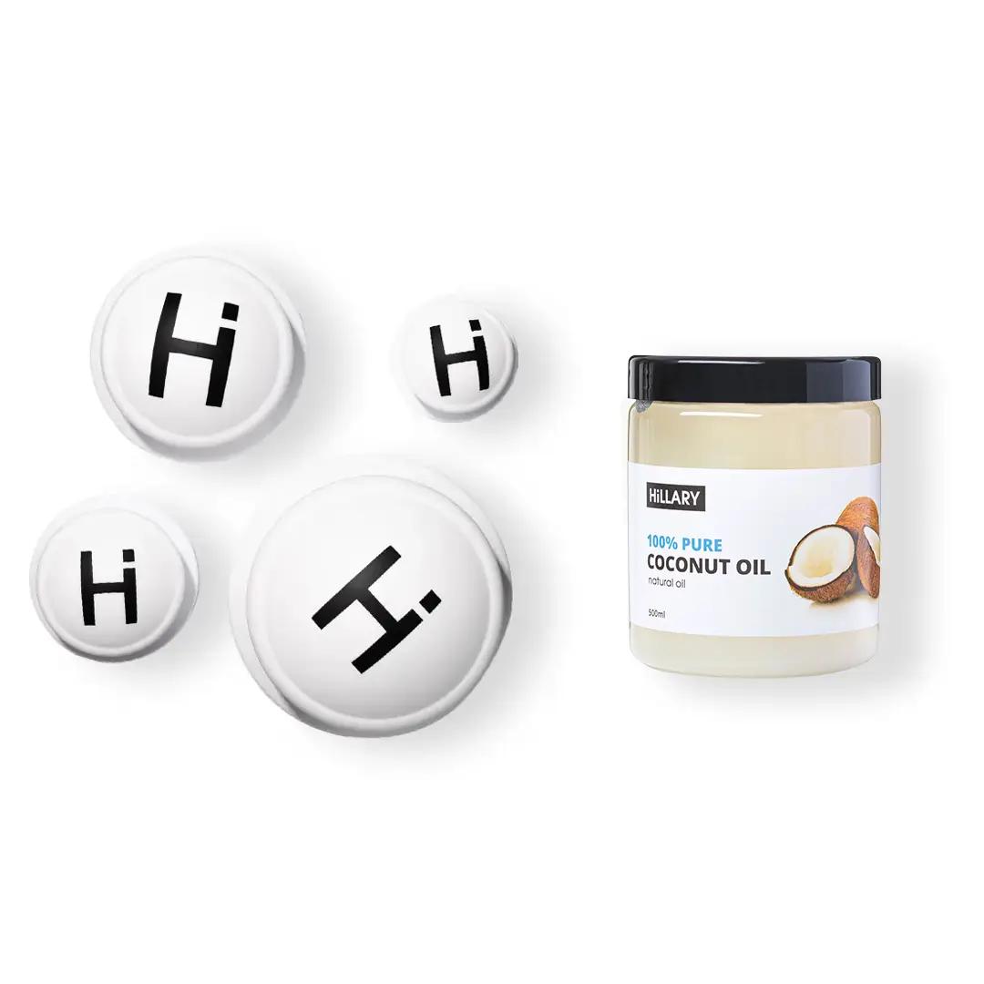 Набір вакуумних банок для масажу тіла + Рафінована кокосова олія Hillary
Набір вакуумних банок для масажу тіла + Рафінована кокосова олія Hillary