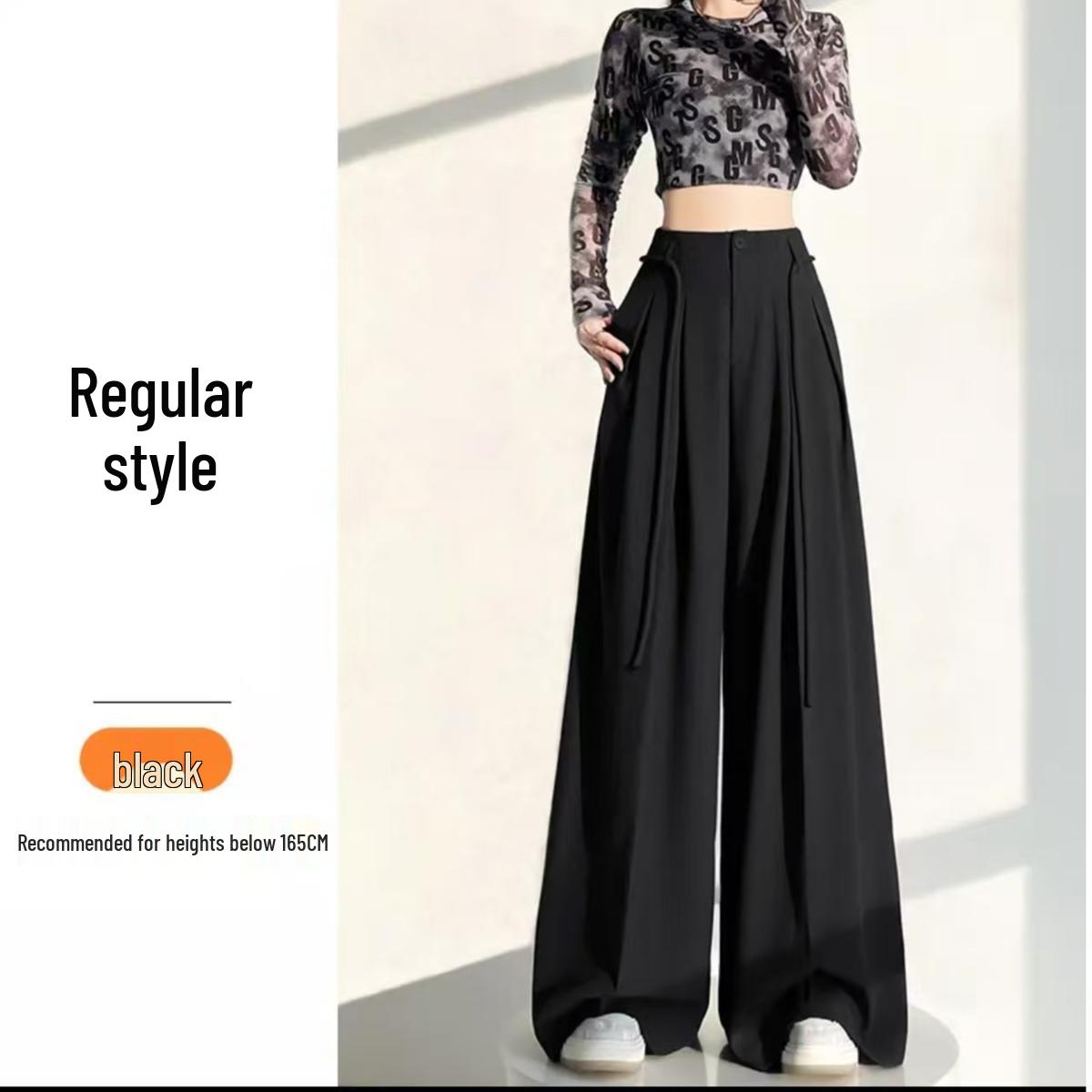 2026 Spring Collection: Gray High-Waisted Wide-Leg Pants - Women s Niche Street Style Long Trousers L (110-120 cm) - ships within 10 days
2026 Spring Collection: Gray High-Waisted Wide-Leg Pants - Women s Niche Street Style Long Trousers L (110-120 cm) - ships within 10 days