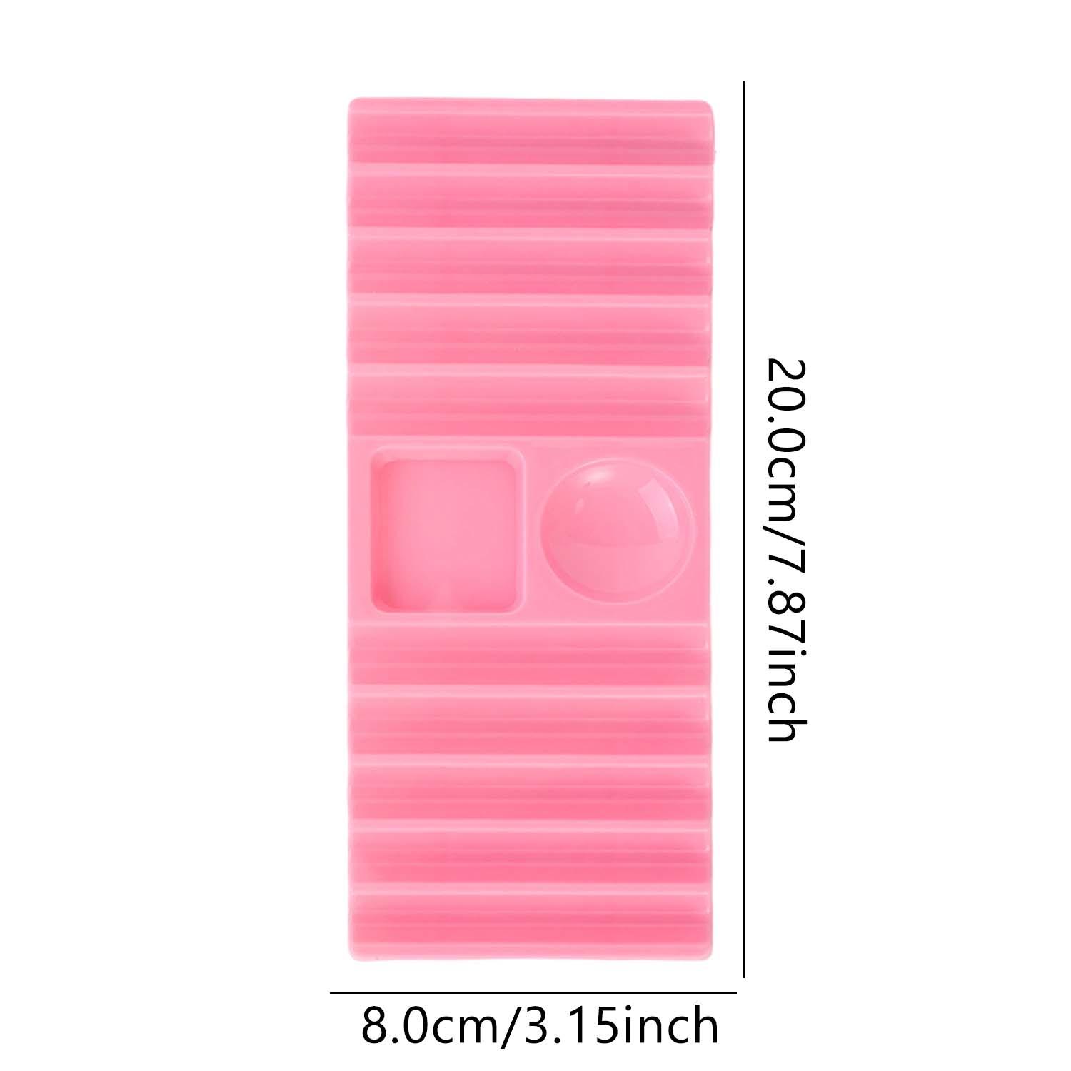Reusable Nail Art Palette with Brush Holder Nail Arts Pen Holder Color Mixing Tray Display Stand Nails Storage Showing Shelf рожевий
Reusable Nail Art Palette with Brush Holder Nail Arts Pen Holder Color Mixing Tray Display Stand Nails Storage Showing Shelf рожевий
