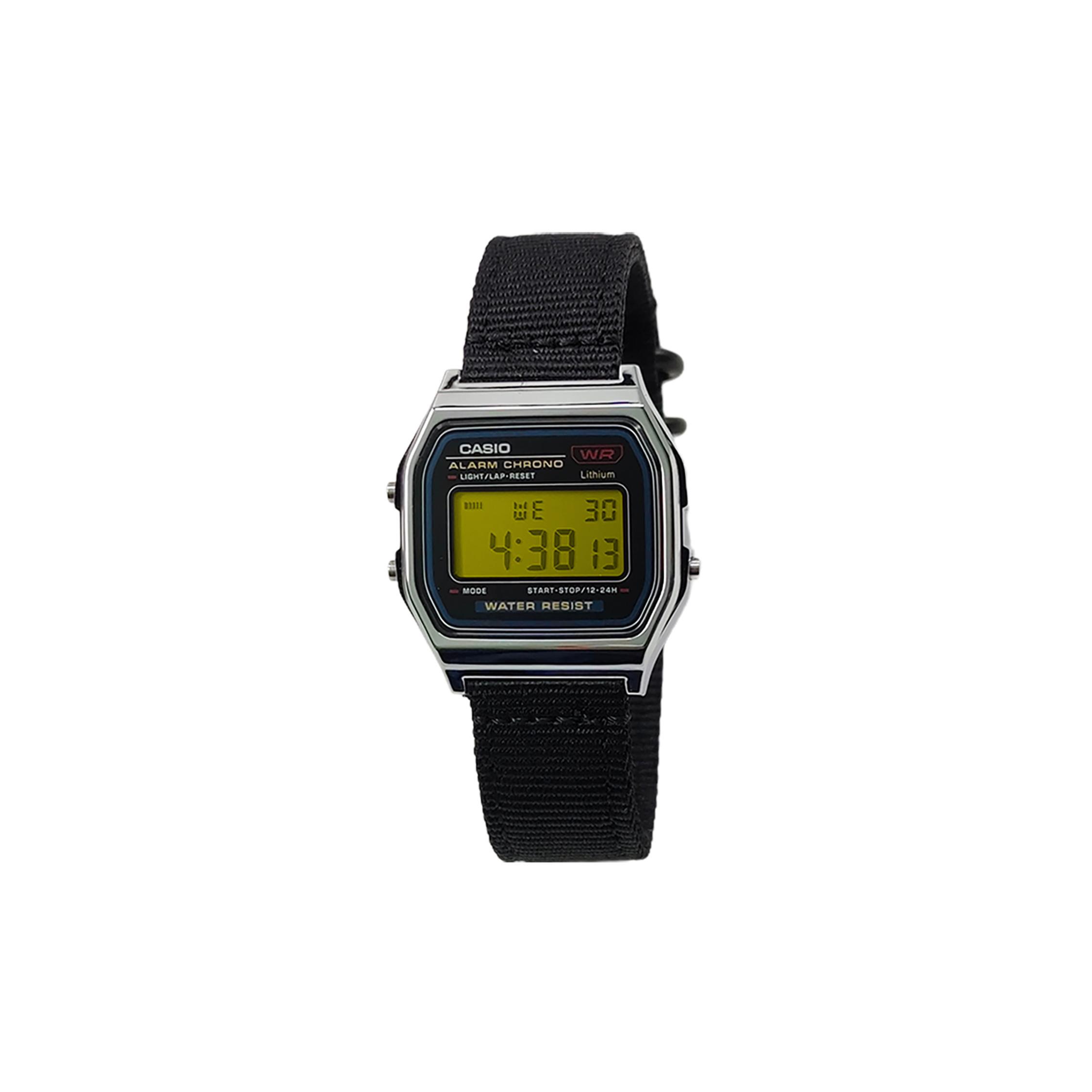 CASIO Custom Collection Quartz Movement Nylon Strap Watch Men s Watches Black Dial A159WA-N1D(Watch5--) Yellow Lens
CASIO Custom Collection Quartz Movement Nylon Strap Watch Men s Watches Black Dial A159WA-N1D(Watch5--) Yellow Lens