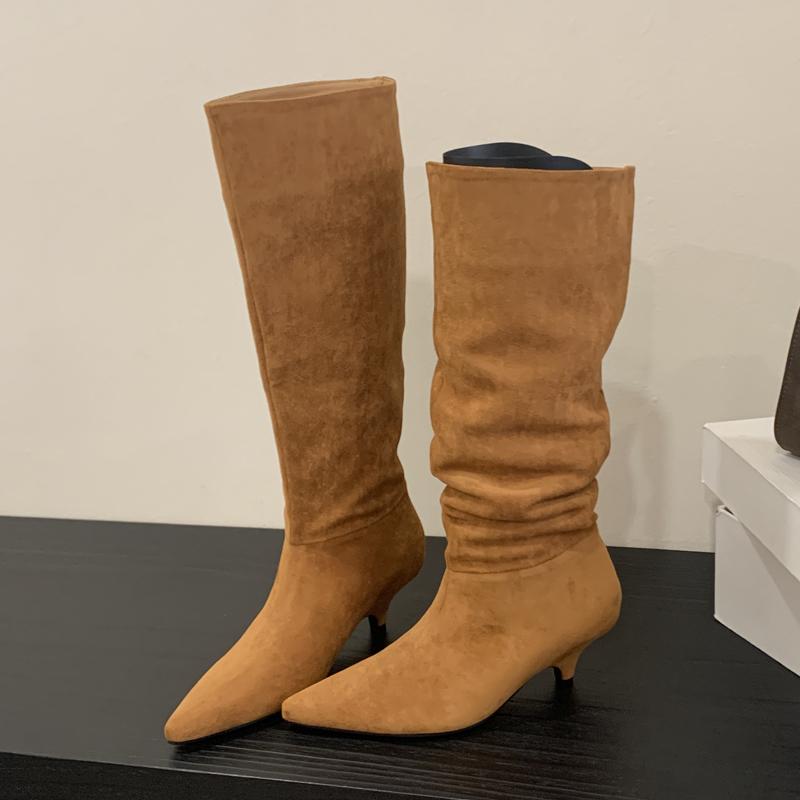 Eilyken Winter Pointed Toe Knee-High Women Boots Fashion Thin Low Heels Shoes Designer Pleated Booties 40 коричневый
Eilyken Winter Pointed Toe Knee-High Women Boots Fashion Thin Low Heels Shoes Designer Pleated Booties 40 коричневый