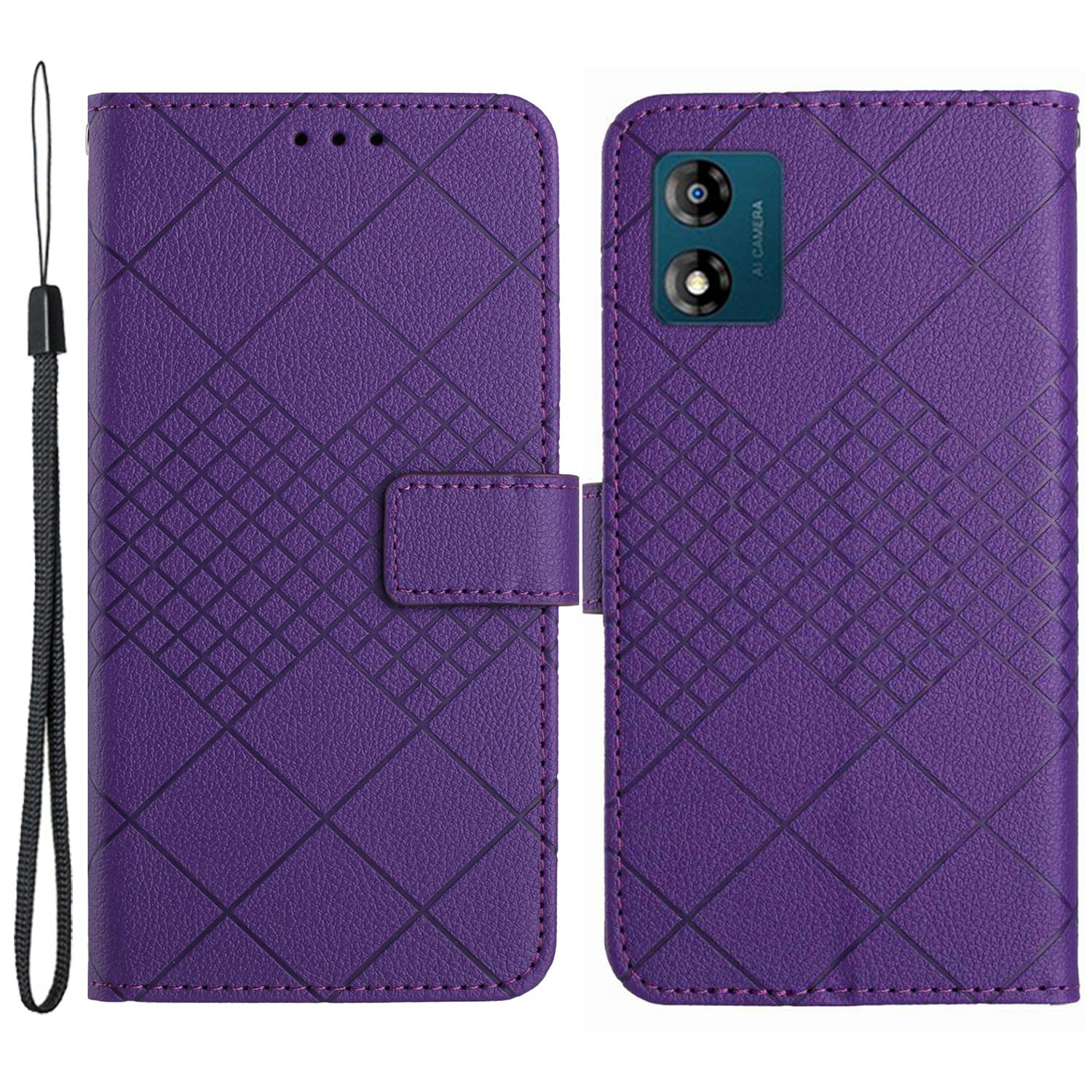 HT06 For Motorola Moto E13 4G Case Litchi Texture Leather Stand Phone Cover Dark Purple
HT06 For Motorola Moto E13 4G Case Litchi Texture Leather Stand Phone Cover Dark Purple