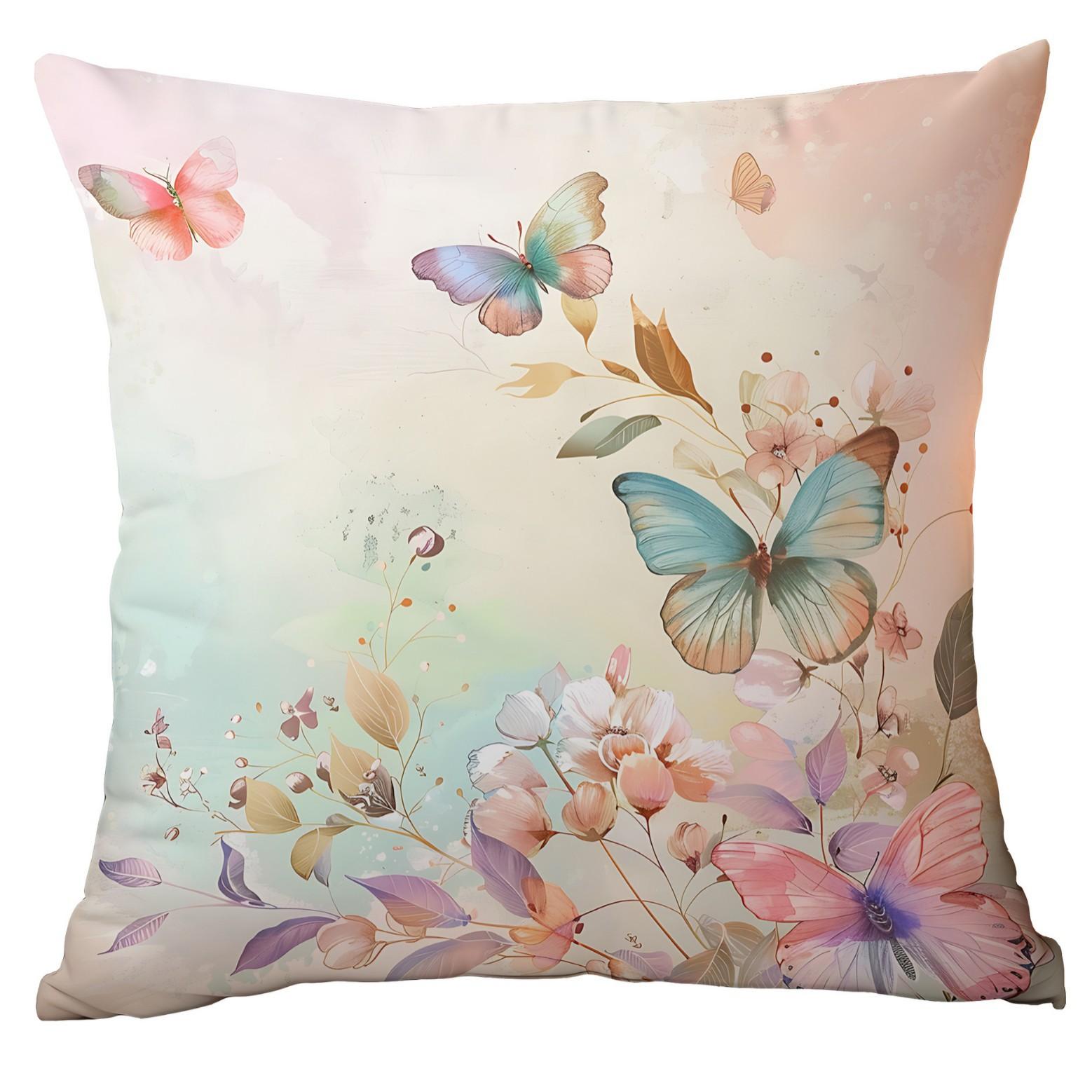 New Creative Butterfly Pillow Cover Spring And Summer Dreamy Pillow Cover Home Bedside Sofa Backrest Cover Premium 45 * 45Cm
New Creative Butterfly Pillow Cover Spring And Summer Dreamy Pillow Cover Home Bedside Sofa Backrest Cover Premium 45 * 45Cm