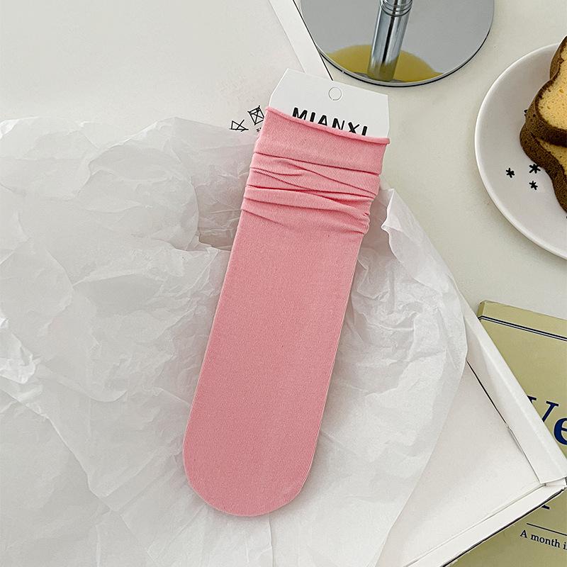 Летние легкие и тонкие женские носки, однотонные, из чистого хлопка, дышащие и универсальные длинные чулки, холодные носки 1 pair розовый
Летние легкие и тонкие женские носки, однотонные, из чистого хлопка, дышащие и универсальные длинные чулки, холодные носки 1 pair розовый