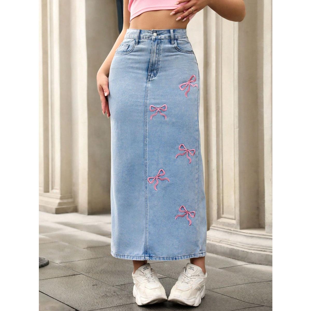Bow Tie, Fashionable Pearl Women s Clothing, Versatile Denim Skirt, Midi Skirt XS синій
Bow Tie, Fashionable Pearl Women s Clothing, Versatile Denim Skirt, Midi Skirt XS синій
