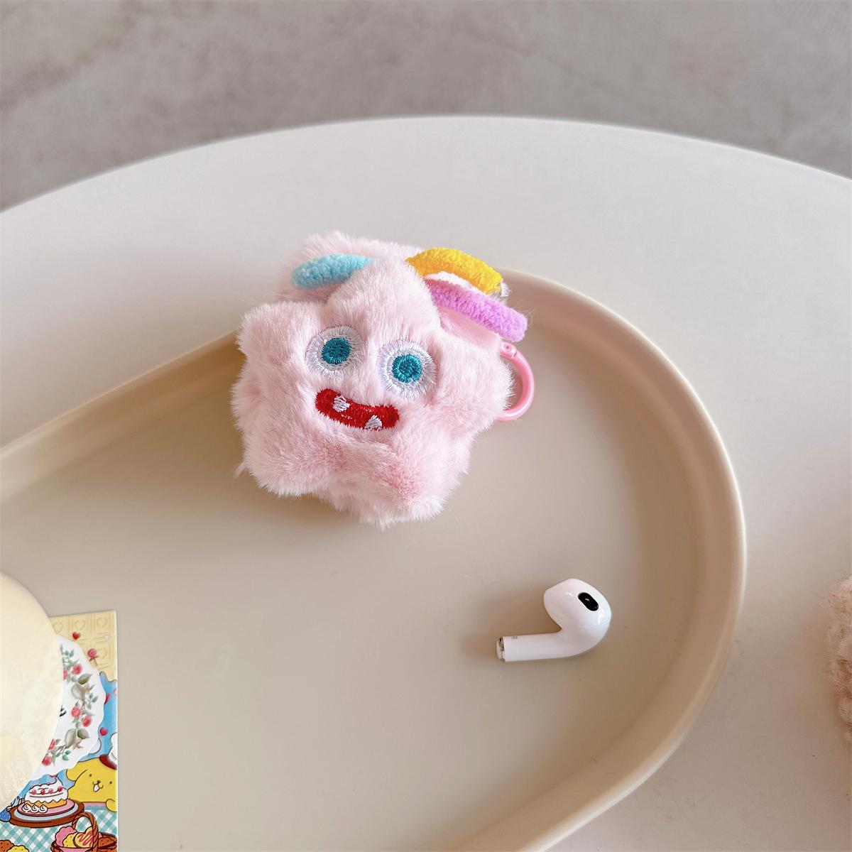 For AirPods with Charging Case (2016)/(2019)/AirPods with Wireless Charging Case (2019) Cute Plush Cover with Buckle
For AirPods with Charging Case (2016)/(2019)/AirPods with Wireless Charging Case (2019) Cute Plush Cover with Buckle