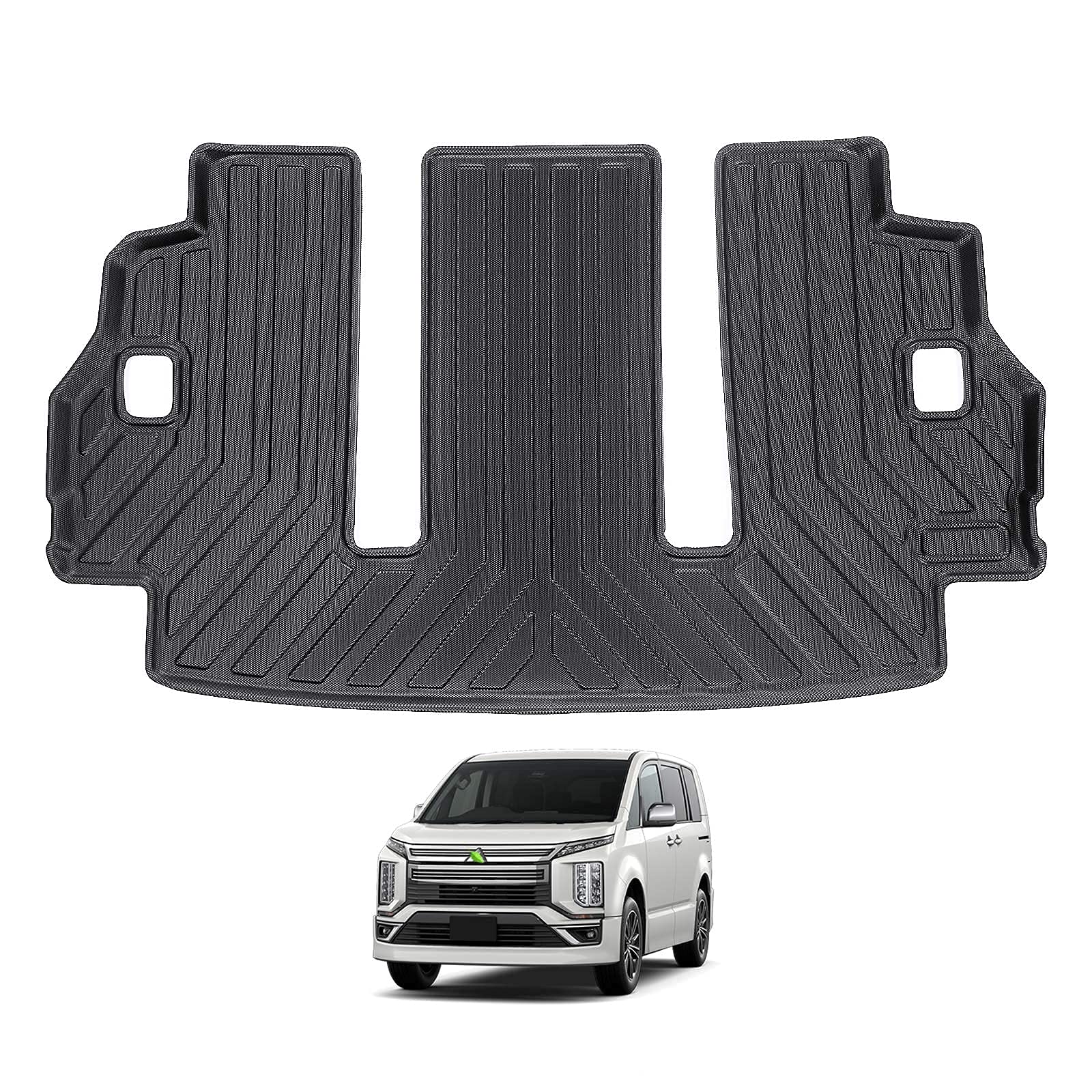 Коврик для багажа CARVANTA Mitsubishi New Delica D5, коврик для багажника, материал TPE, формованный 3D, коврик для багажа MITSUBISHI DELICA D5, высота края багажного лотка, водонепроницаемый чёрный
Коврик для багажа CARVANTA Mitsubishi New Delica D5, коврик для багажника, материал TPE, формованный 3D, коврик для багажа MITSUBISHI DELICA D5, высота края багажного лотка, водонепроницаемый чёрный