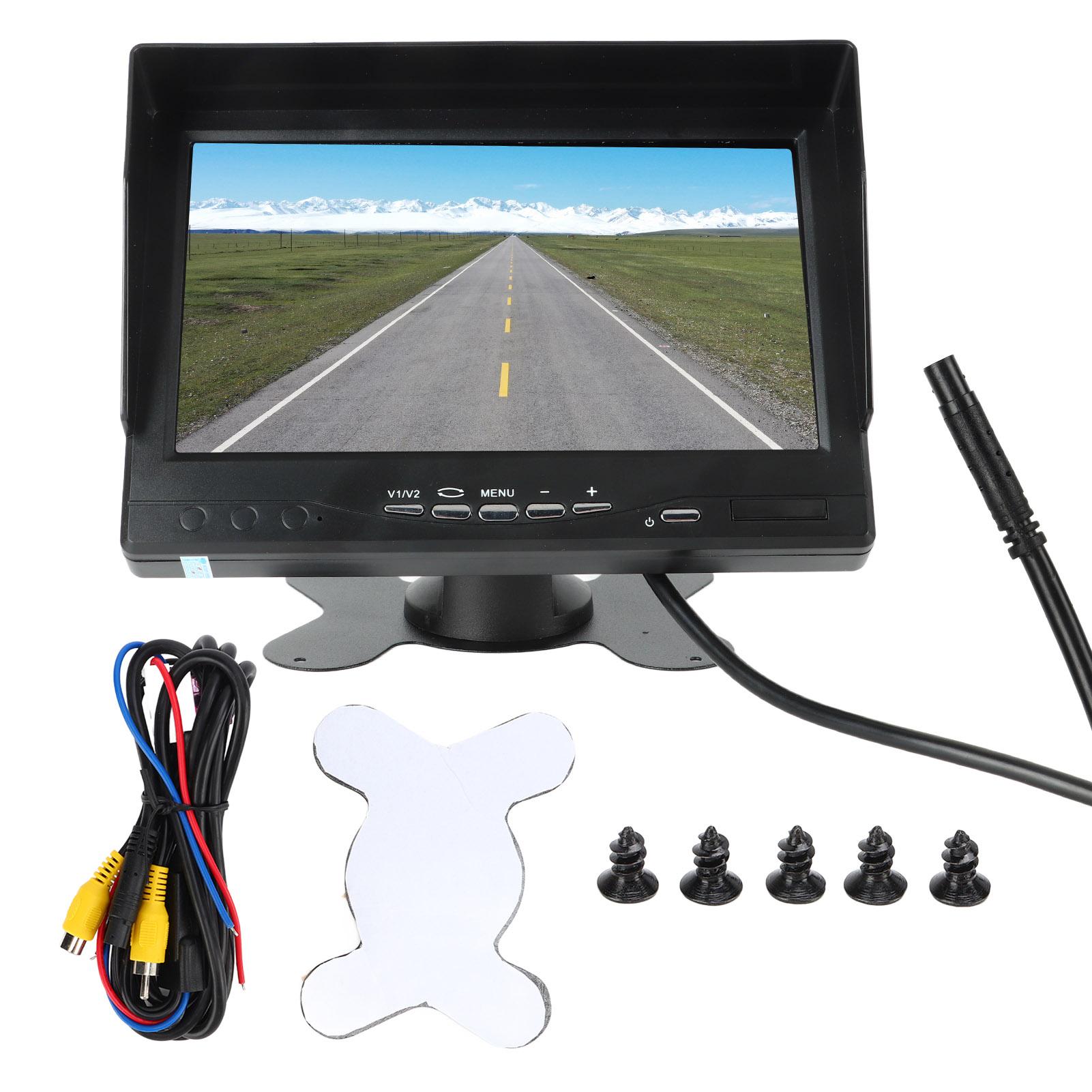 7in Backup Camera Monitor High Definition Rearview Reversing Monitor with RCA Interface for Car
7in Backup Camera Monitor High Definition Rearview Reversing Monitor with RCA Interface for Car
