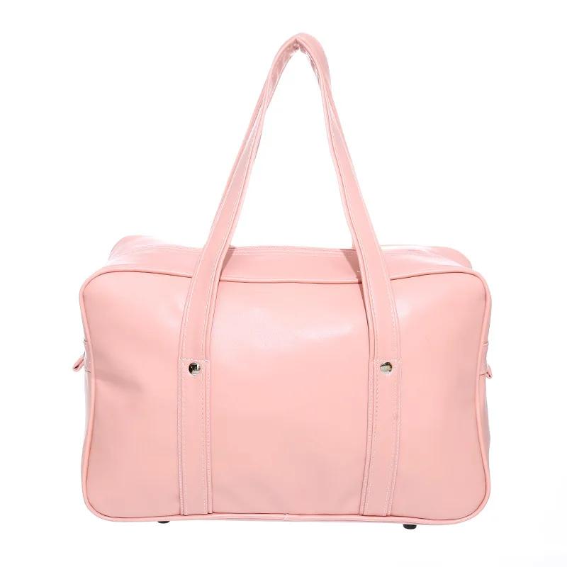 Student JK Handbag Waterproof PU Leather Single Shoulder Uniform Bag for Men And Women Official Document Commuter Backpack рожевий
Student JK Handbag Waterproof PU Leather Single Shoulder Uniform Bag for Men And Women Official Document Commuter Backpack рожевий