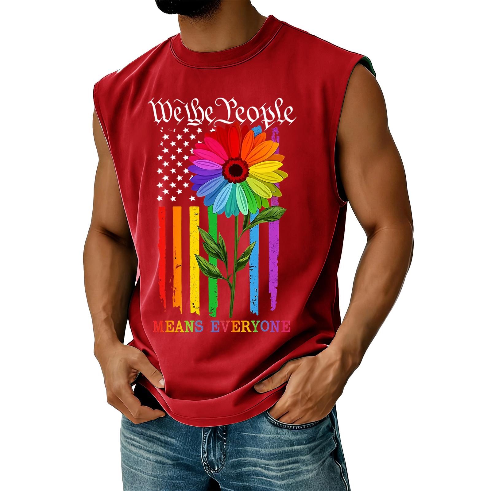 Men Sleeveless Casual Tank Top Crew Neck Graphic Print Loose Fit Muscle Shirt Summer Beachwear L
Men Sleeveless Casual Tank Top Crew Neck Graphic Print Loose Fit Muscle Shirt Summer Beachwear L
