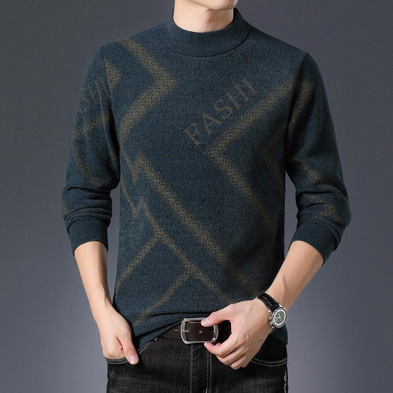 2025 Autumn/Winter Men s Striped Knit Sweater - Round Neck, Plus Velvet, Thickened Base Layer for Middle-aged Dads XL зелений
2025 Autumn/Winter Men s Striped Knit Sweater - Round Neck, Plus Velvet, Thickened Base Layer for Middle-aged Dads XL зелений