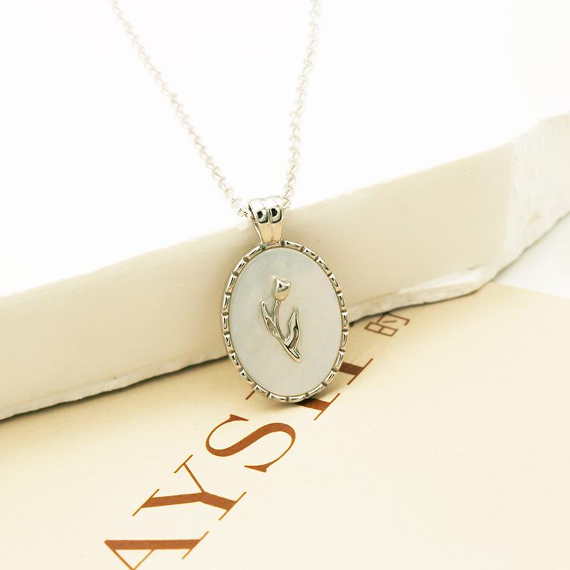 Korean Baroque S925 Silver Tulip Pendant Necklace - Minimalist Mori Style 925 Silver платиновый
Korean Baroque S925 Silver Tulip Pendant Necklace - Minimalist Mori Style 925 Silver платиновый
