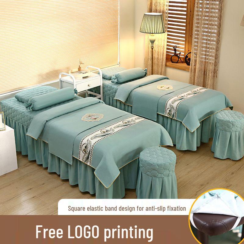 Luxury Beauty Salon Massage Bed Sheet & Duvet Set - Exclusive for Hair Washing & Physiotherapy, 4-Piece Cover 180*60 cm Ladder Head 5-Piece Set with Duvet
Luxury Beauty Salon Massage Bed Sheet & Duvet Set - Exclusive for Hair Washing & Physiotherapy, 4-Piece Cover 180*60 cm Ladder Head 5-Piece Set with Duvet