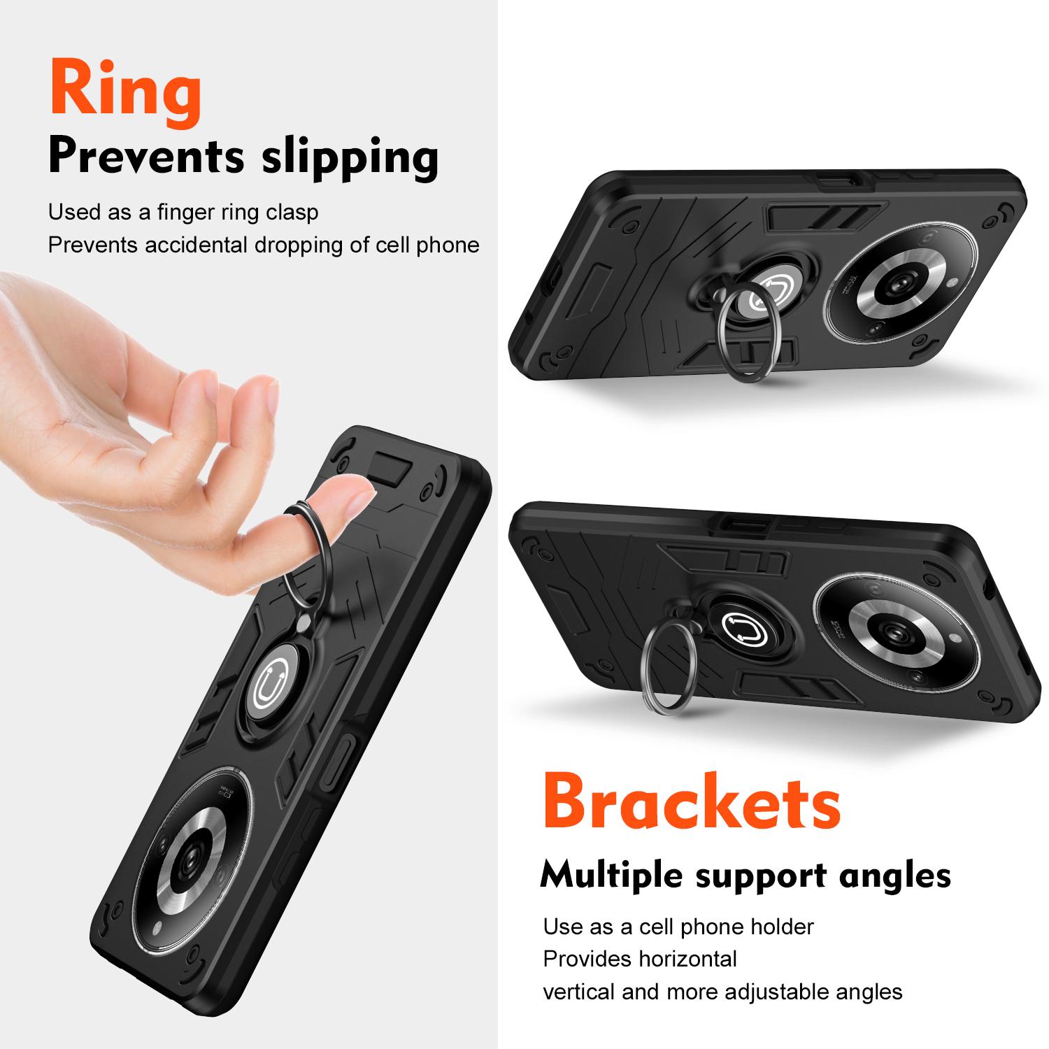For Realme 11 Pro+ 5G/11 Pro 5G Case Slim-Fit Phone Cover with Ring Kickstand Black
For Realme 11 Pro+ 5G/11 Pro 5G Case Slim-Fit Phone Cover with Ring Kickstand Black