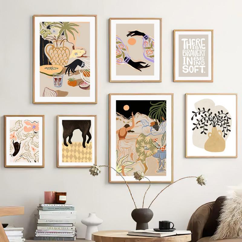 Abstract Girl Hand Fruit Flower Leaf Vase Wall Art Canvas Painting Nordic Posters And Prints Wall Pictures For Living Room Decor 21cm×30cm NoFrame
Abstract Girl Hand Fruit Flower Leaf Vase Wall Art Canvas Painting Nordic Posters And Prints Wall Pictures For Living Room Decor 21cm×30cm NoFrame