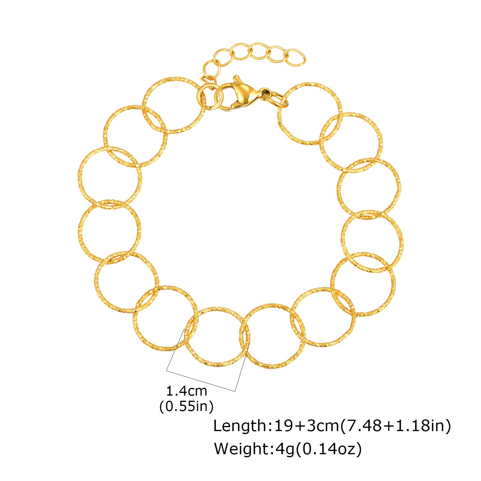 Vnox Stainless Steel Round Loops Chain Necklace For Women, Light Luxury Adjustable Collar Choker, Stylish Jewelry
Vnox Stainless Steel Round Loops Chain Necklace For Women, Light Luxury Adjustable Collar Choker, Stylish Jewelry