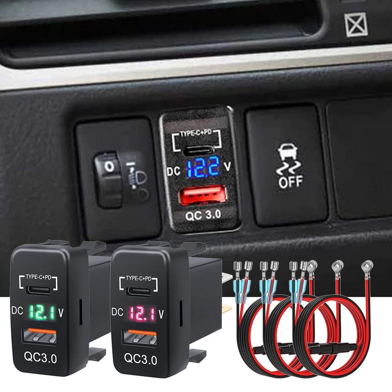 Car Charger Port PD QC Fast USB Car Charger 2 Ports Car Charging Station With Digital Display For Sedans Yachts Trucks SUVs зелений
Car Charger Port PD QC Fast USB Car Charger 2 Ports Car Charging Station With Digital Display For Sedans Yachts Trucks SUVs зелений