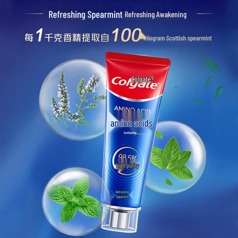 Colgate Amino Acid Toothpaste - Fresh Mint 100g
Colgate Amino Acid Toothpaste - Fresh Mint 100g