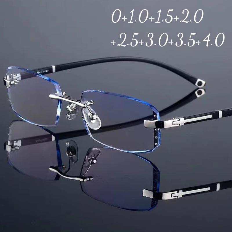 Ретро-очки с бриллиантовой огранкой, пресбиопические очки HD, блокирующие синий свет, очки для чтения, женские роскошные очки для дальнего зрения без оправы
Ретро-очки с бриллиантовой огранкой, пресбиопические очки HD, блокирующие синий свет, очки для чтения, женские роскошные очки для дальнего зрения без оправы