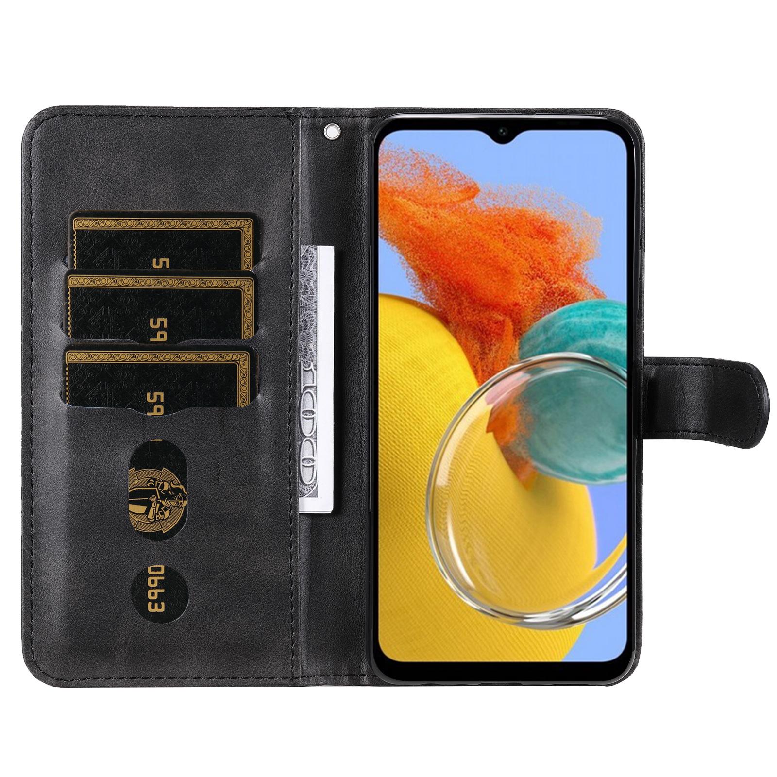 For Samsung Galaxy M14 5G PU Leather Case Zipper Pocket Calf Texture Stand Wallet Phone Cover Black
For Samsung Galaxy M14 5G PU Leather Case Zipper Pocket Calf Texture Stand Wallet Phone Cover Black