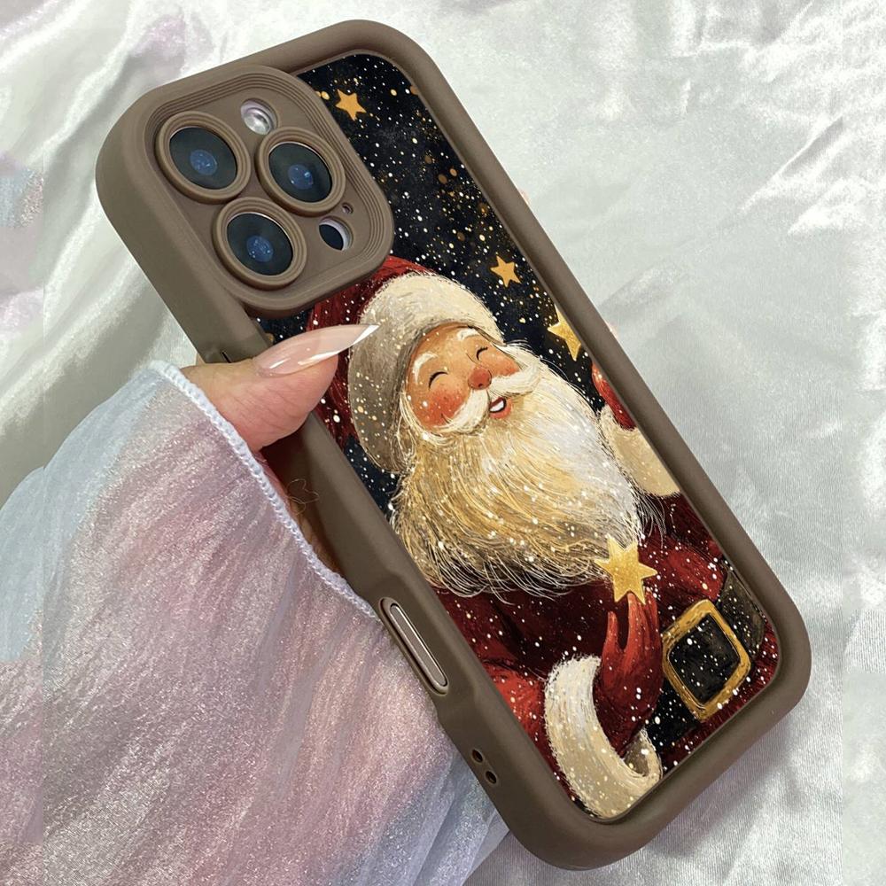 JT157 Christmas Santa Claus Happy Smile for iPhone 17 16 15 14 Pro Max Samsung S26 S25 Ultra A17 A16 A07 A56 Xiaomi 15T Redmi 15c 14C Soft TPU Case Redmi 15C 4G/5G(171.6) коричневий
JT157 Christmas Santa Claus Happy Smile for iPhone 17 16 15 14 Pro Max Samsung S26 S25 Ultra A17 A16 A07 A56 Xiaomi 15T Redmi 15c 14C Soft TPU Case Redmi 15C 4G/5G(171.6) коричневий