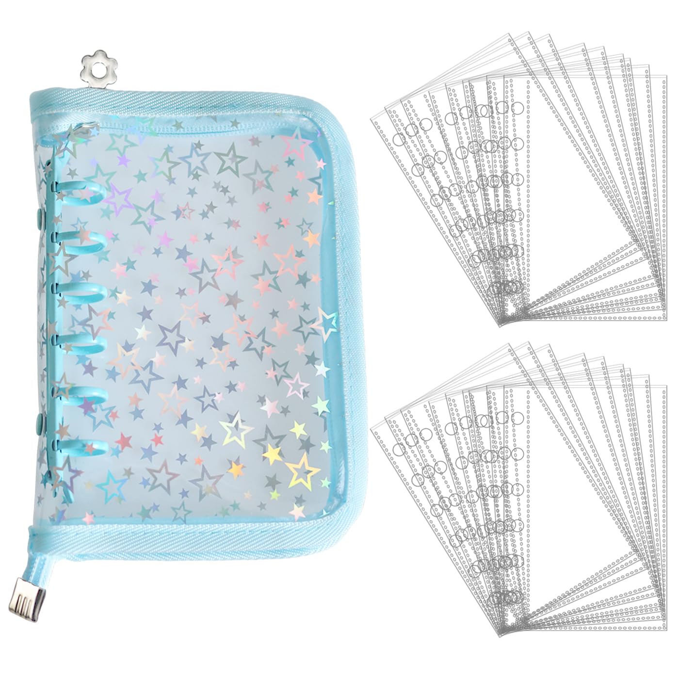 TAMDESG A7 Blue Binder Sticker Album 20 Sheets Card Protection Transparent Sleeve Dustproof Lightweight Photo Storage Star Pattern
TAMDESG A7 Blue Binder Sticker Album 20 Sheets Card Protection Transparent Sleeve Dustproof Lightweight Photo Storage Star Pattern