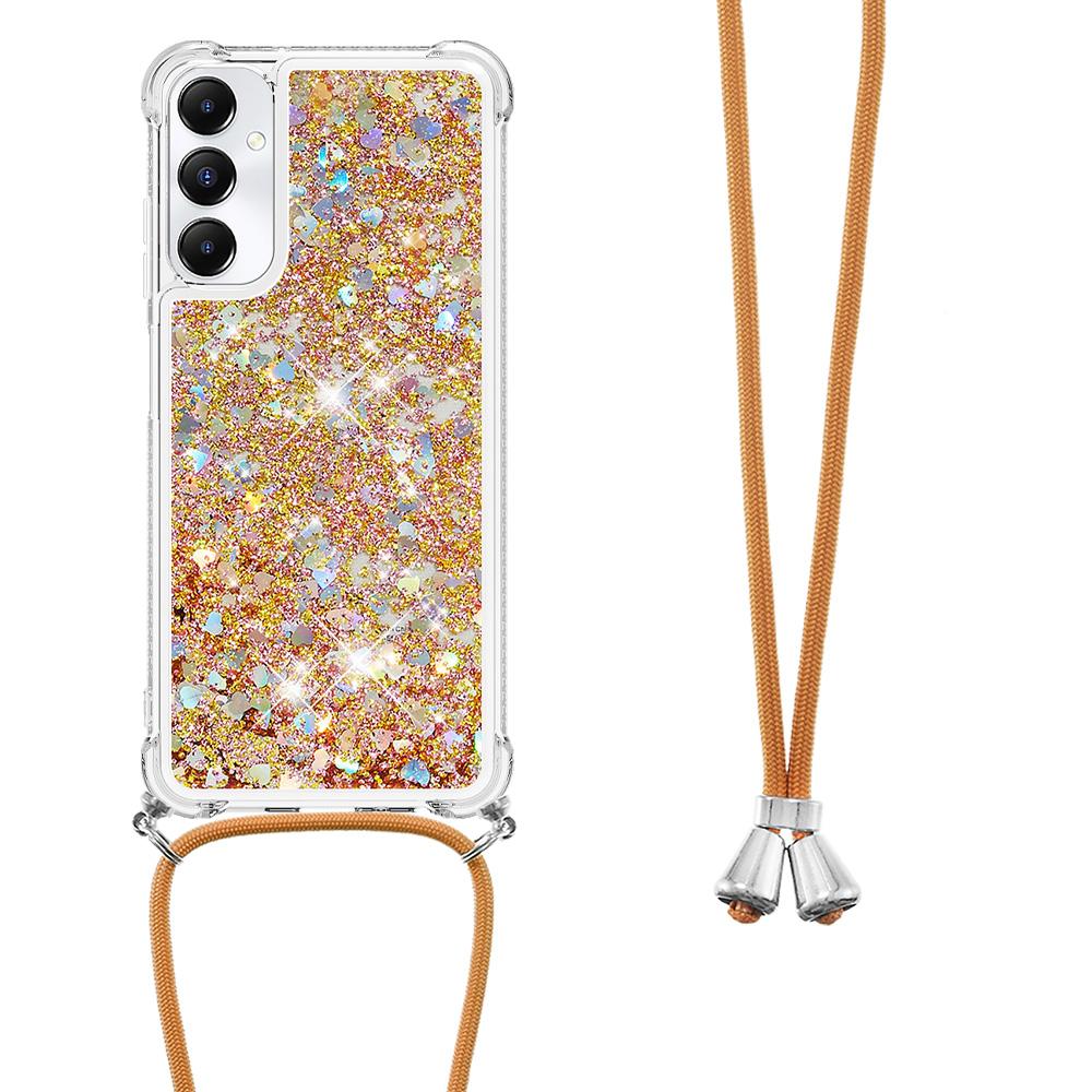 For Samsung Galaxy A05s 4G TPU Case Quicksand Design Phone Cover with Lanyard Gold/Hearts
For Samsung Galaxy A05s 4G TPU Case Quicksand Design Phone Cover with Lanyard Gold/Hearts