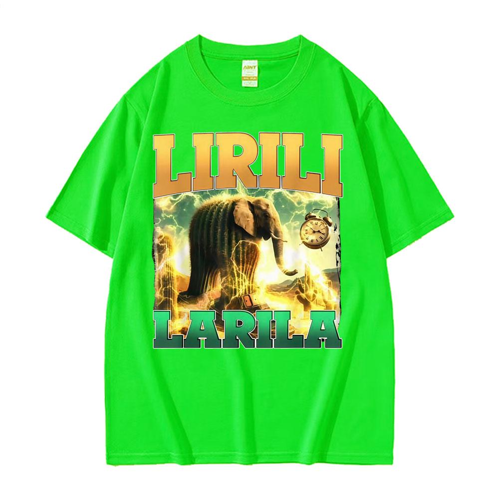 Lirili Larila Funny Italian Ballerin Meme Tshirts Unisex Women Fashion Trend Short Sleeve T Shirts Casual 100 Cotton T Shirt Tops 4XL
Lirili Larila Funny Italian Ballerin Meme Tshirts Unisex Women Fashion Trend Short Sleeve T Shirts Casual 100 Cotton T Shirt Tops 4XL