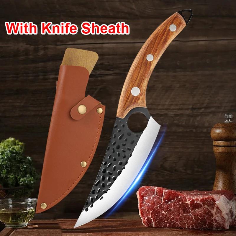 Кованые многоцелевые ножи Кухонный нож из нержавеющей стали Нож для нарезки мяса и овощей Нож для обвалки Рукоятка из массива дерева с чехлом 6 inch коричневый
Кованые многоцелевые ножи Кухонный нож из нержавеющей стали Нож для нарезки мяса и овощей Нож для обвалки Рукоятка из массива дерева с чехлом 6 inch коричневый