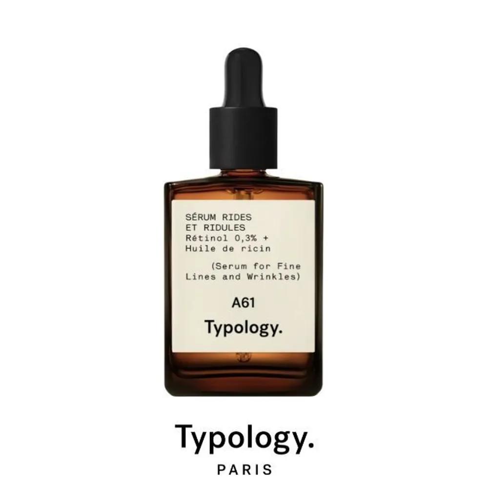Typology A61 Anti-Wrinkle Serum 30ML Retinol 0.3% + Castor Oil
Typology A61 Anti-Wrinkle Serum 30ML Retinol 0.3% + Castor Oil