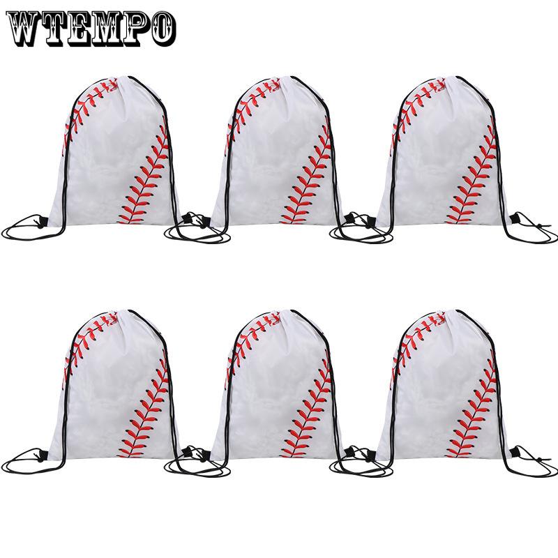 WTEMPO Baseball Pattern Printed Drawstring Bags Large Capacity Drawstring Storage Bags Simple Elegant Shopping Bags Universal Packaging Bags 2pcs білий
WTEMPO Baseball Pattern Printed Drawstring Bags Large Capacity Drawstring Storage Bags Simple Elegant Shopping Bags Universal Packaging Bags 2pcs білий
