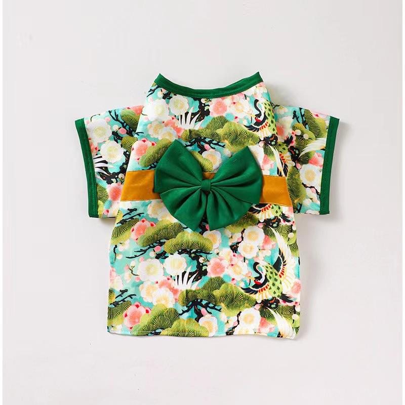 New Japanese kimono style pet clothes dog cat universal crane Internet celebrity autumn and winter Shiba Inu small dog M зелений
New Japanese kimono style pet clothes dog cat universal crane Internet celebrity autumn and winter Shiba Inu small dog M зелений
