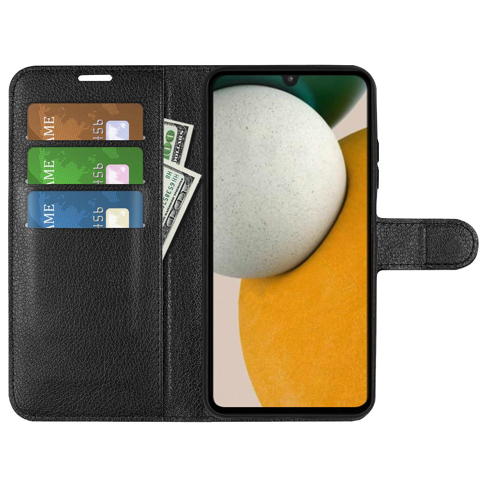 For Samsung Galaxy A15 5G Case Slim-Fit Litchi Texture Stand Wallet Phone Cover PU Leather Shell Black
For Samsung Galaxy A15 5G Case Slim-Fit Litchi Texture Stand Wallet Phone Cover PU Leather Shell Black