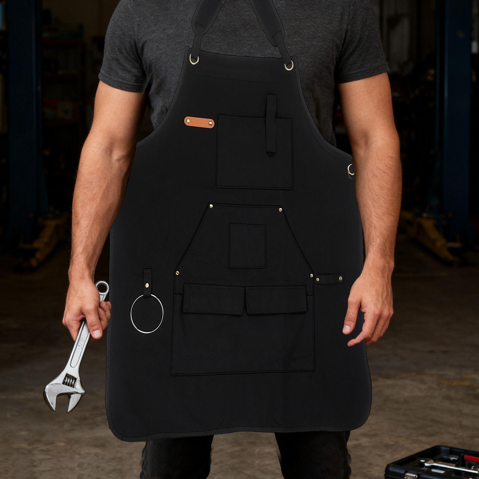 Anti-pollution Apron Craftsmen Apron Construction Site Crossbody Strap For Comfort Double Stitching For Durability Thick canvas
Anti-pollution Apron Craftsmen Apron Construction Site Crossbody Strap For Comfort Double Stitching For Durability Thick canvas