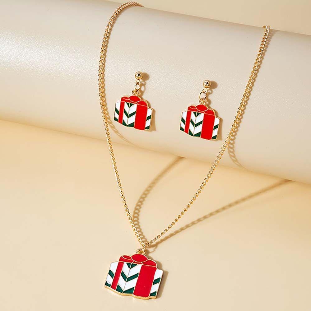 Jewelry Christmas Tree Earring Necklace Set Christmas Necklace Dangle Earring Christmas Earrings Gift
Jewelry Christmas Tree Earring Necklace Set Christmas Necklace Dangle Earring Christmas Earrings Gift
