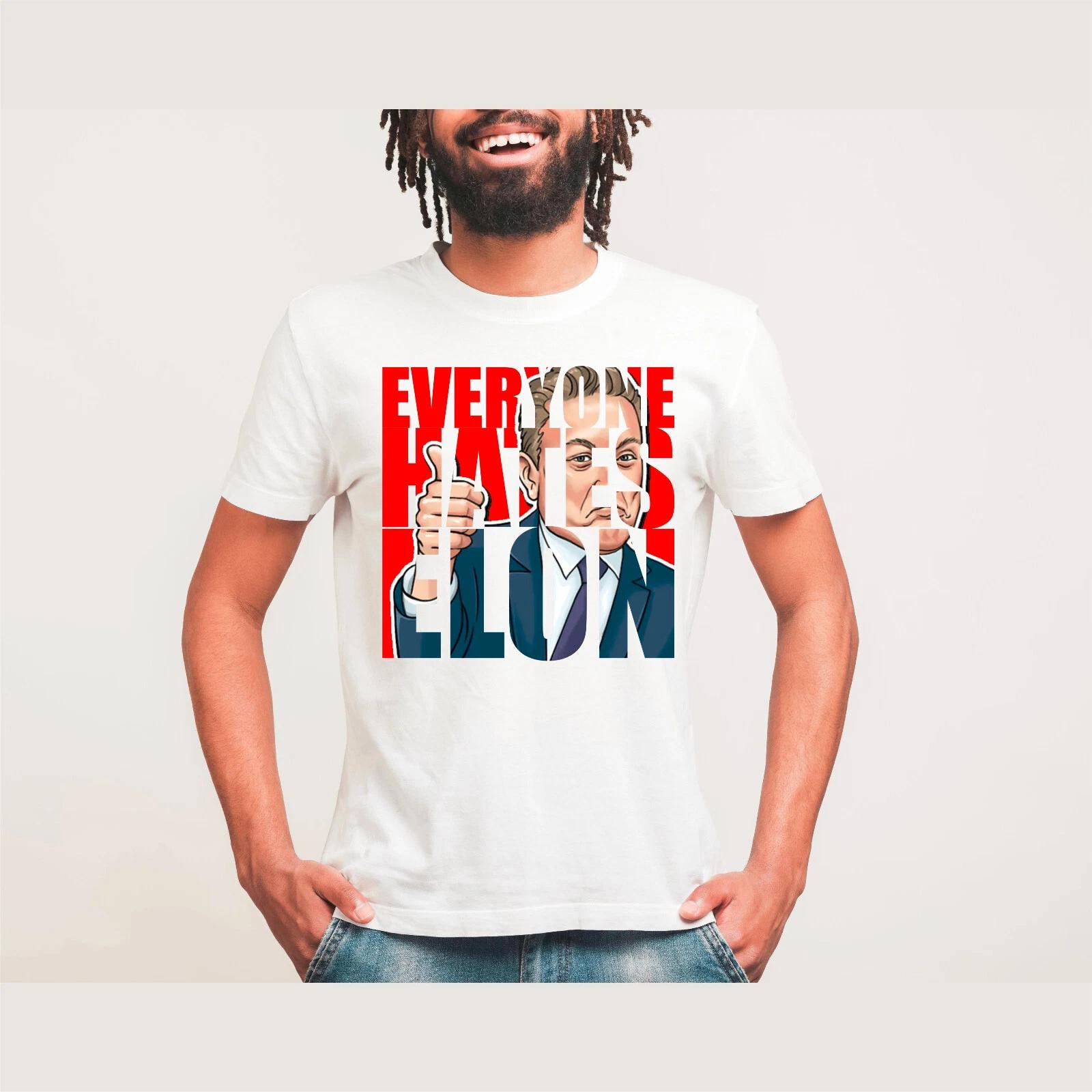 Everyone Hates Elon T-Shirt, Suit Elon On USA Flag Graphic Tee, Unisex Tee Top M
Everyone Hates Elon T-Shirt, Suit Elon On USA Flag Graphic Tee, Unisex Tee Top M