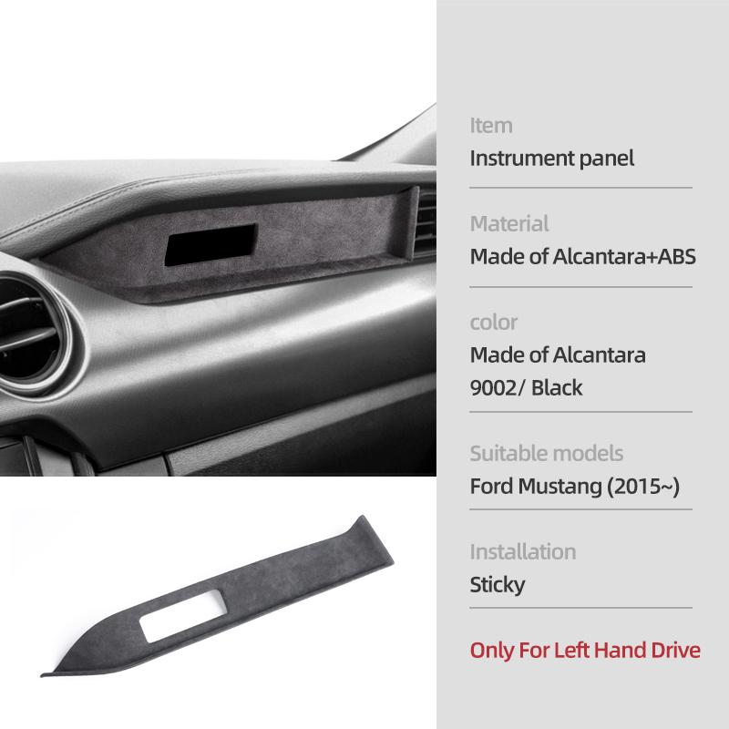 Betterhumz For Ford Mustang GT 2015- Auto Dashboard Copilot Trim Stickers ABS Tuning Cover Decor Car Interior Accessories Alcantara 9002
Betterhumz For Ford Mustang GT 2015- Auto Dashboard Copilot Trim Stickers ABS Tuning Cover Decor Car Interior Accessories Alcantara 9002