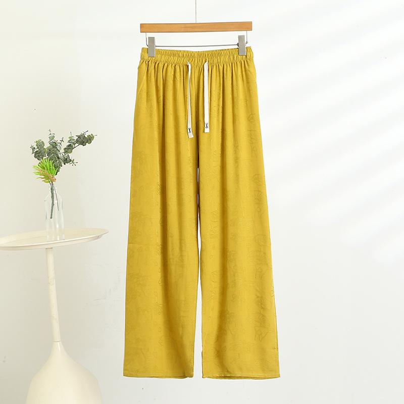 Летние женские брюки с высокой талией, жаккардовые, из хлопка и шелка, широкие 5XL 145-165 jin
Летние женские брюки с высокой талией, жаккардовые, из хлопка и шелка, широкие 5XL 145-165 jin