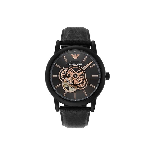 Emporio Armani Luigi Watch Mechanical Movement Genuine Leather Strap Black Dial Classic Fashion Men watches AR60012 Regular Watch Box
Emporio Armani Luigi Watch Mechanical Movement Genuine Leather Strap Black Dial Classic Fashion Men watches AR60012 Regular Watch Box