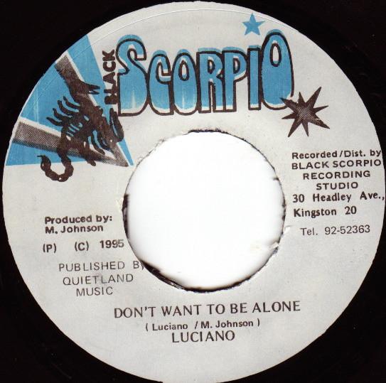 7-дюймовая пластинка LUCIANO - Don t Want To Be Alone / Salaom Rem none Black Scorpio 1995 Ямайка Регги, Ска и Даб Б/У
7-дюймовая пластинка LUCIANO - Don t Want To Be Alone / Salaom Rem none Black Scorpio 1995 Ямайка Регги, Ска и Даб Б/У