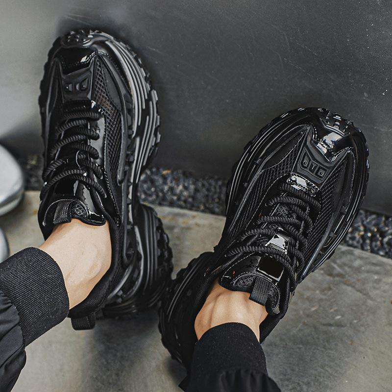 Men s new thick soled height increasing wear-resistant sports shoes with spring autumn mesh breathable versatile casual shoes 44 чорний
Men s new thick soled height increasing wear-resistant sports shoes with spring autumn mesh breathable versatile casual shoes 44 чорний