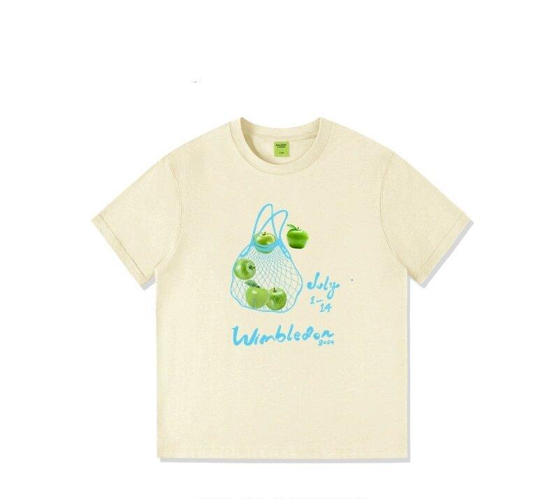 White cotton fruit print short-sleeved T-shirt women s summer new lazy style casual half-sleeved versatile loose top 3xl (recommended 85-95kg ) абрикосовий
White cotton fruit print short-sleeved T-shirt women s summer new lazy style casual half-sleeved versatile loose top 3xl (recommended 85-95kg ) абрикосовий