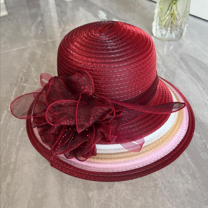 Hat women s organza sun hat middle-aged and elderly Korean version sun protection folding cool hat summer travel casual versatile beach M(56-58cm) красный
Hat women s organza sun hat middle-aged and elderly Korean version sun protection folding cool hat summer travel casual versatile beach M(56-58cm) красный